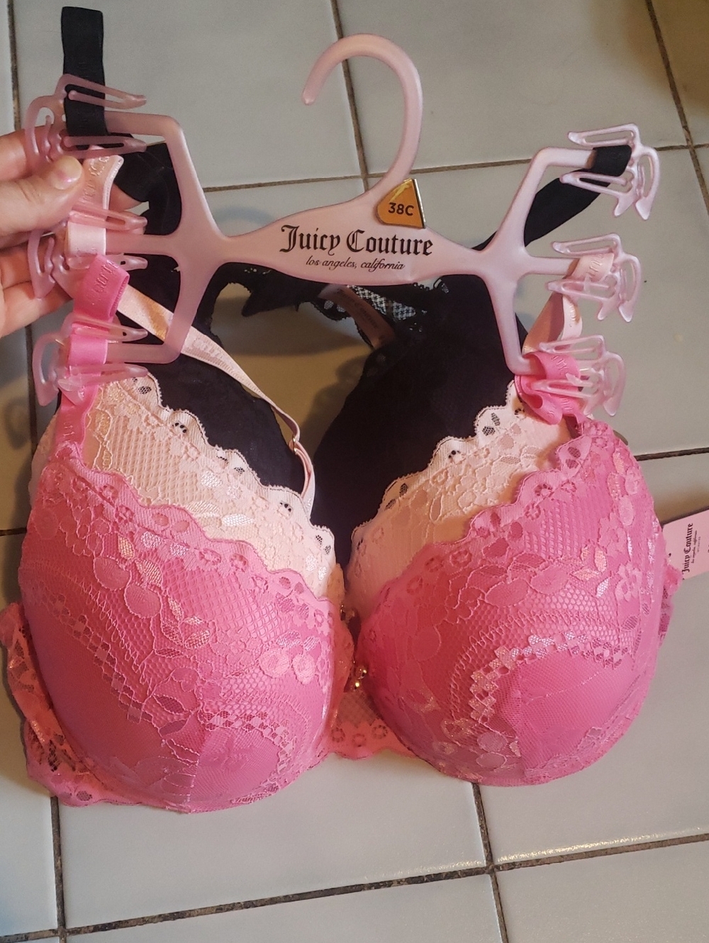 Juicy Couture Lace sexy Push-Up Bra set 38C